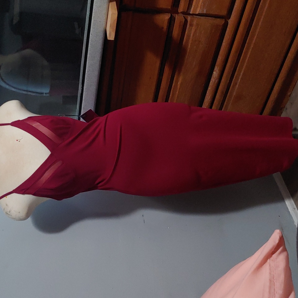 Burgandy dress